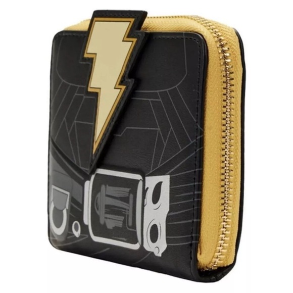 DC Comics Black Adam Glow Cosplay Zip Around Wallet Loungefly NWTS - Picture 3 of 10